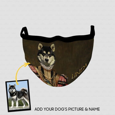 Personalized Dog Gift Idea - Royal Dog's Portrait 77 For Dog Lovers - Cloth Mask